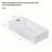 14.57X7.28 Inch White Ceramic Rectangle Wall Mount Bathroom Sink With Single Faucet Hole
