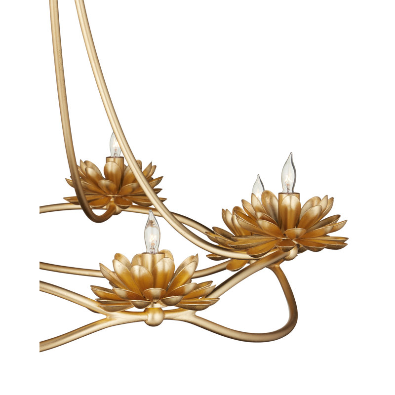 Lustre en cyrène doré