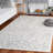 Ingurs Hand Tufted Wool/Cotton Floral Rug in Gray/Ivory-1325867879