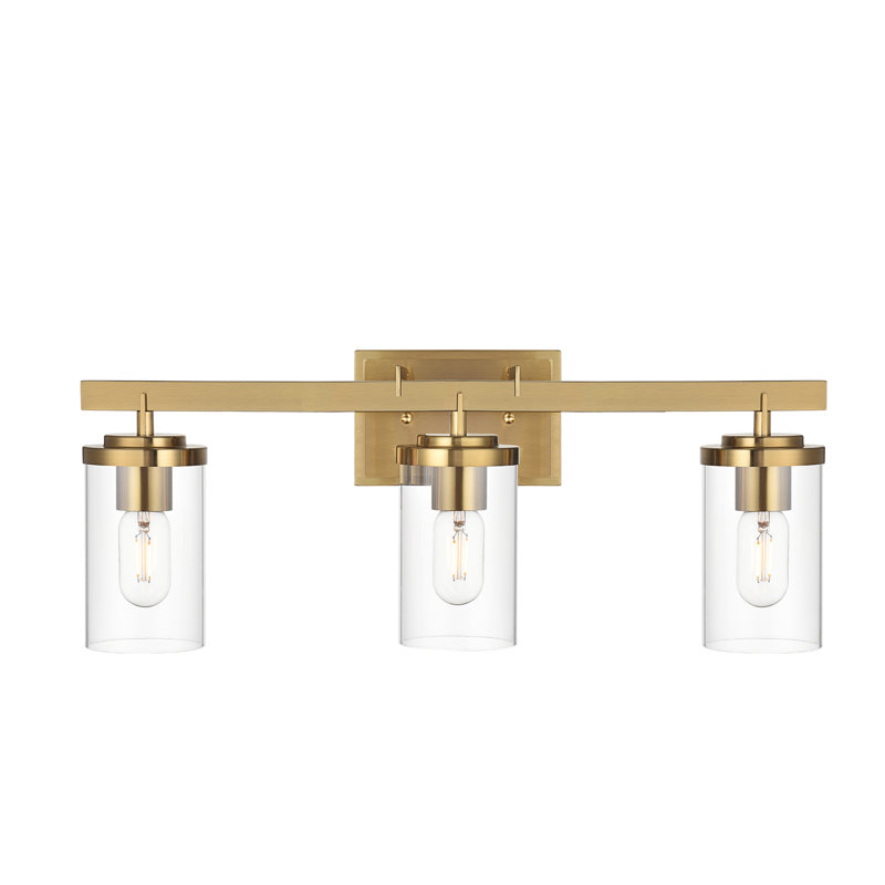 Svendsen 3 - Light Dimmable Vanity Light, Brushed Brass