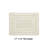 Rasika 100% Cotton 1990 GSM Tufted Reversible Bath Rug, OEKO-TEX Certified, Ultra Soft & Absorbent, Machine Washable Bathroom Rug for Shower, Tub, Sink, Vanity & Spa Areas, Crochet-Inspired Design, 21" x 34" Rectangle, Ivory-70045822-97550105
