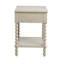 Table de chevet rétro de couleur crème comme indiqué ci-dessous-2089674240