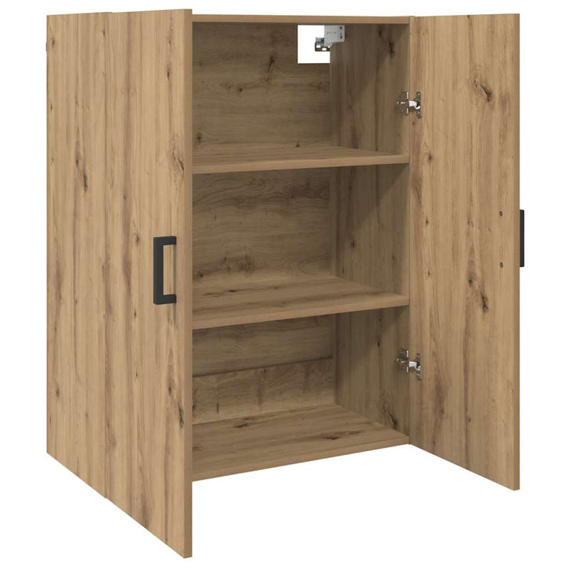 Wall Mounted Cabinets Storage Cabinet Cupboard Display Cabinet, Artisan Oak