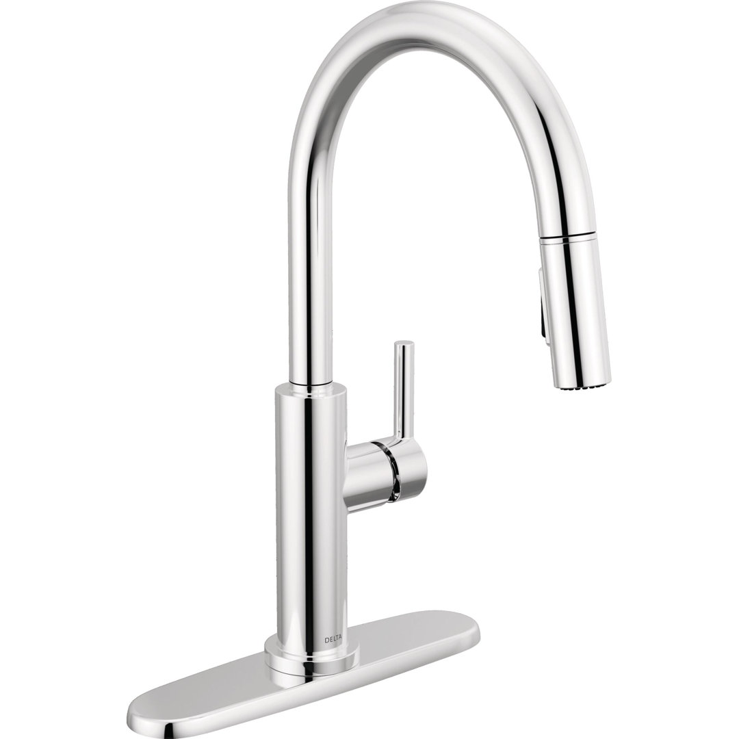 Nicoli Pull Down Sprayer Kitchen Sink Faucet, Single Handle Kitchen Faucet Delta 