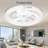 20'' Dimmable Crystal Ceiling Fan with LED Light and Remote Control