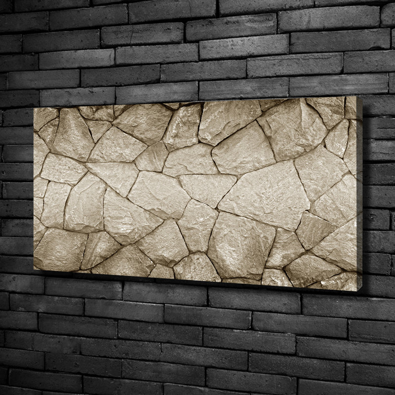 Stone Wall - Wrapped Canvas Print