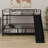 Metal Bunk Bed With Slide And Guardrails-529470368-529470366
