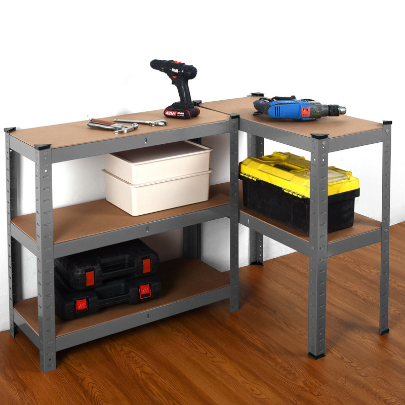 70 cm W Adjustable Height Shelving Unit, Grey