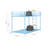 Twin Over Twin Bunk Bed - Lifesky Metal Low Profile Bunkbed With Side Ladder-1227950784