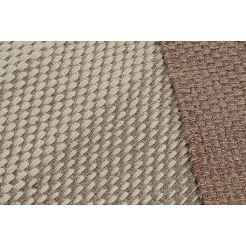 Hand Woven Cotton and Wool Area Rug
