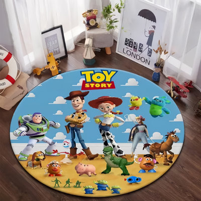 Tapis rond pour enfant Toy Story, 39,4 pouces de diamètre