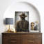Western Cowboy Gunfighter, vue de dos, photos de salon, impression sur toile encadrée-126030681-126030683