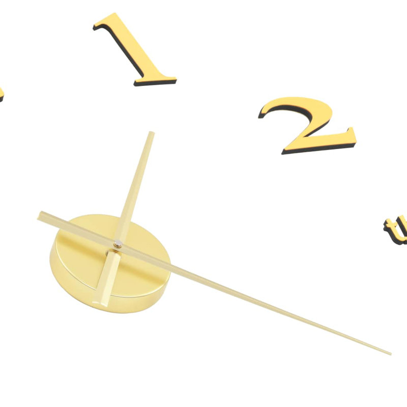Pederson Metal Wall Clock, Gold