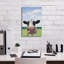 «Funny Cow» par James Wiens, art mural sur toile-2015431703