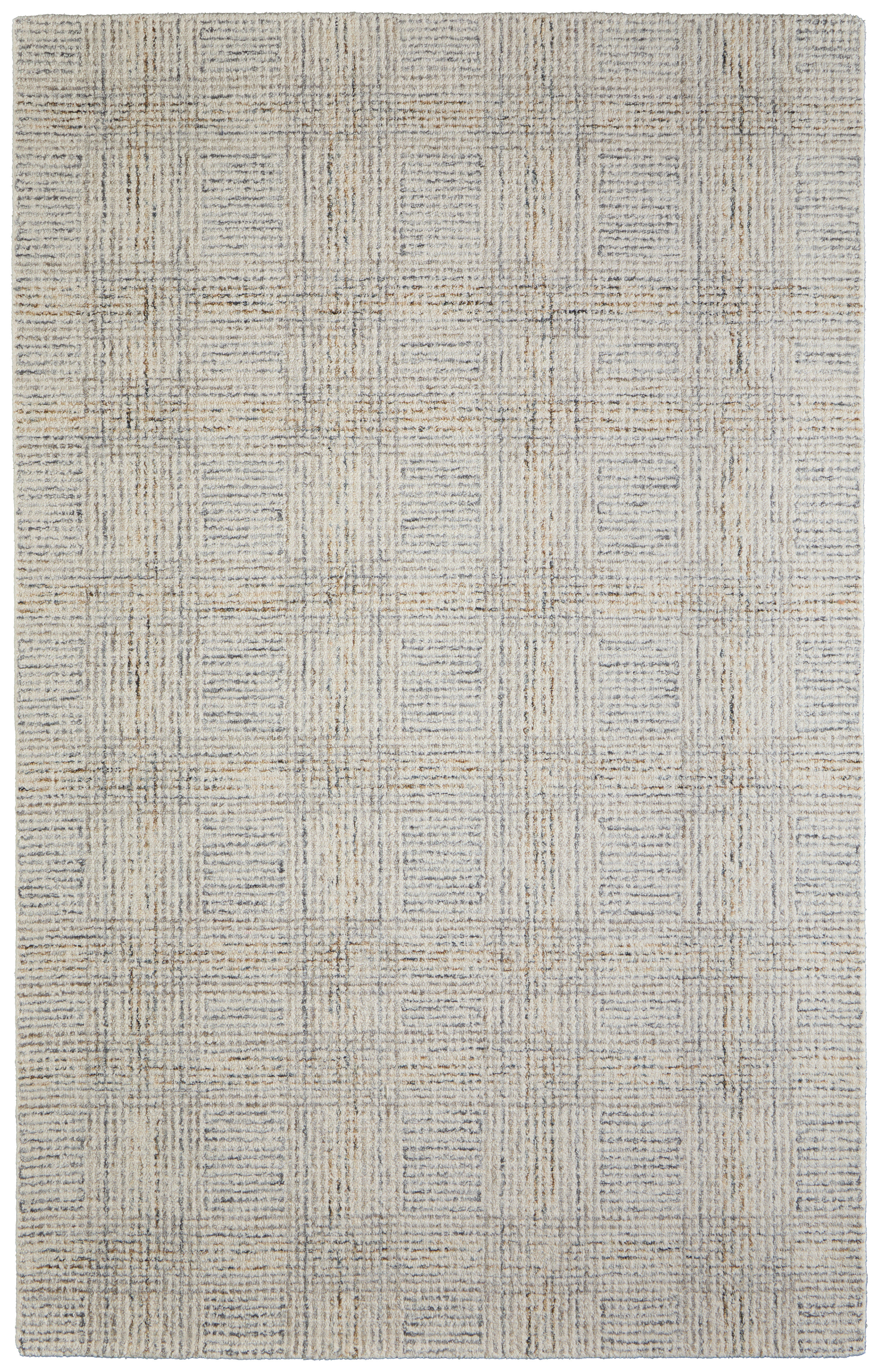 Rectangle Rug Wool Bungalow Rose Rectangle Bushwick Wool Area Rug | Wayfair