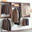 Devi Oak Wall Mounted Wood Closet System