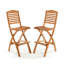 Tabouret de bar en teck Ellie-Maye