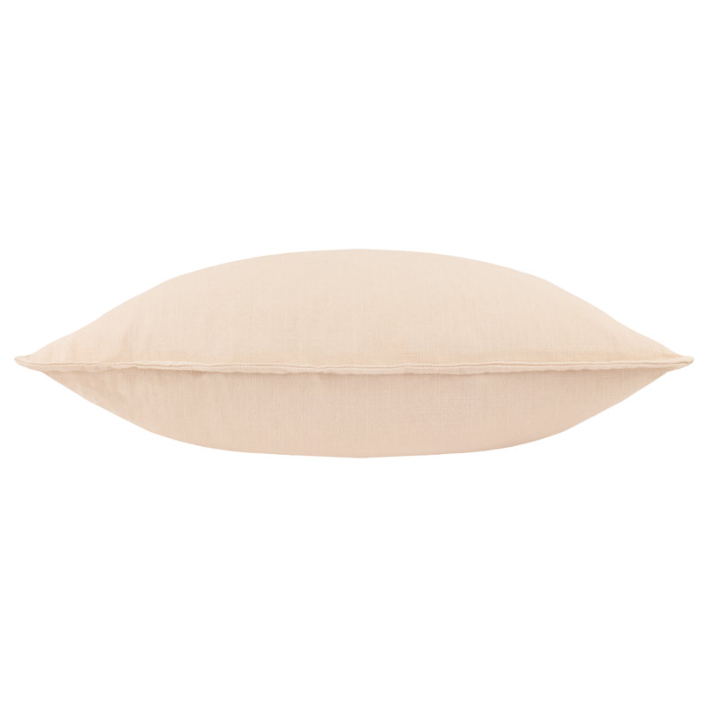 Slub Cotton Square Throw, Pillow Cover Only - No Insert, Cream