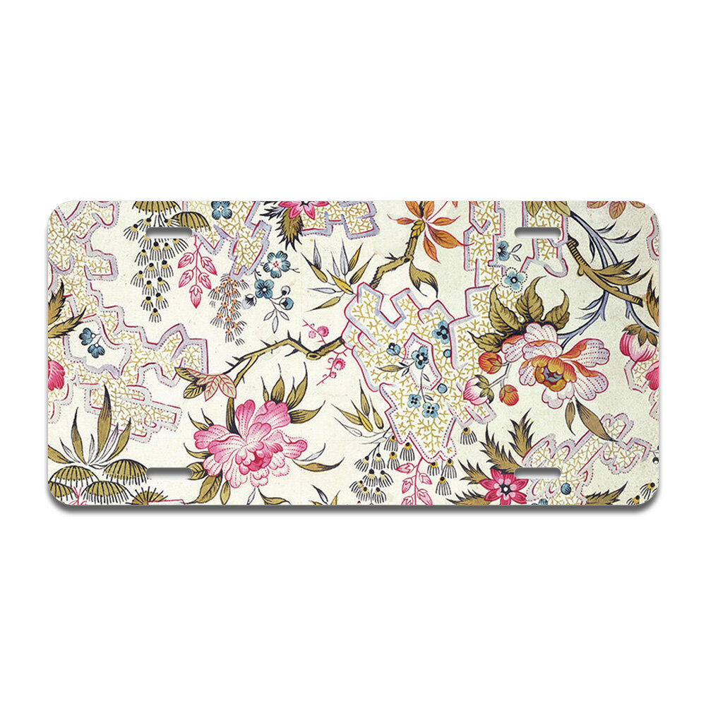 SignMission Floral Design Aluminum Plate Frame | Wayfair