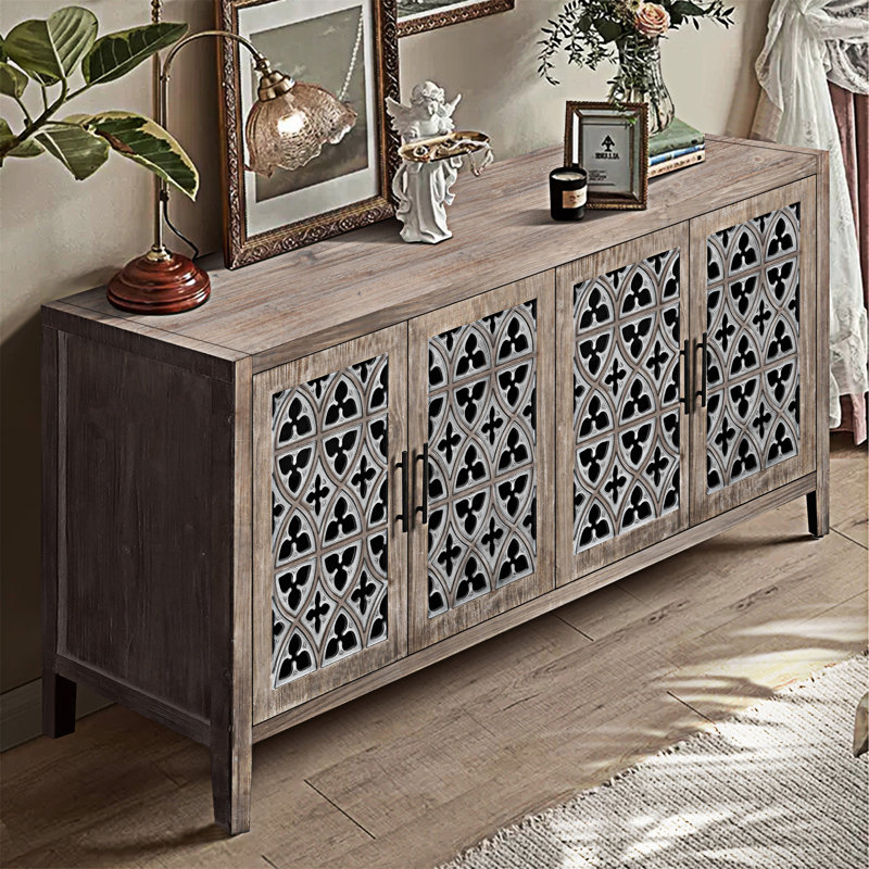 Armoire antique Hollow, Brun antique