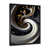 Impression noire sur toile encadrée sélectionné