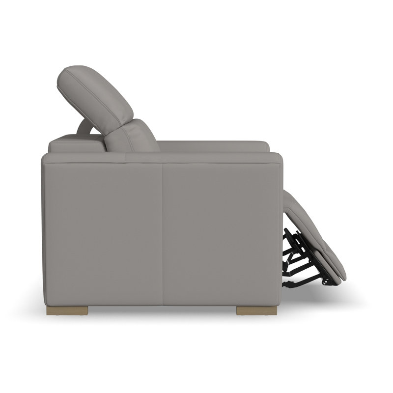 Celeste Power Recliner With Adjustable Power Headrest, Gray