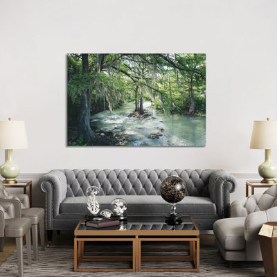 Comal River Gruene Texas Photography- Gallery-Wrapped Canvas Giclée