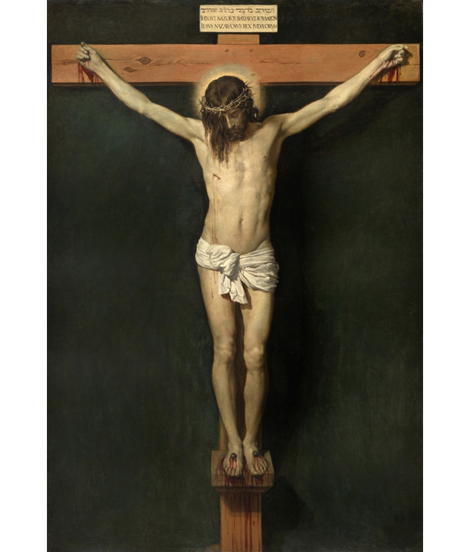 La crucifixion, H 18 po x l 12 po