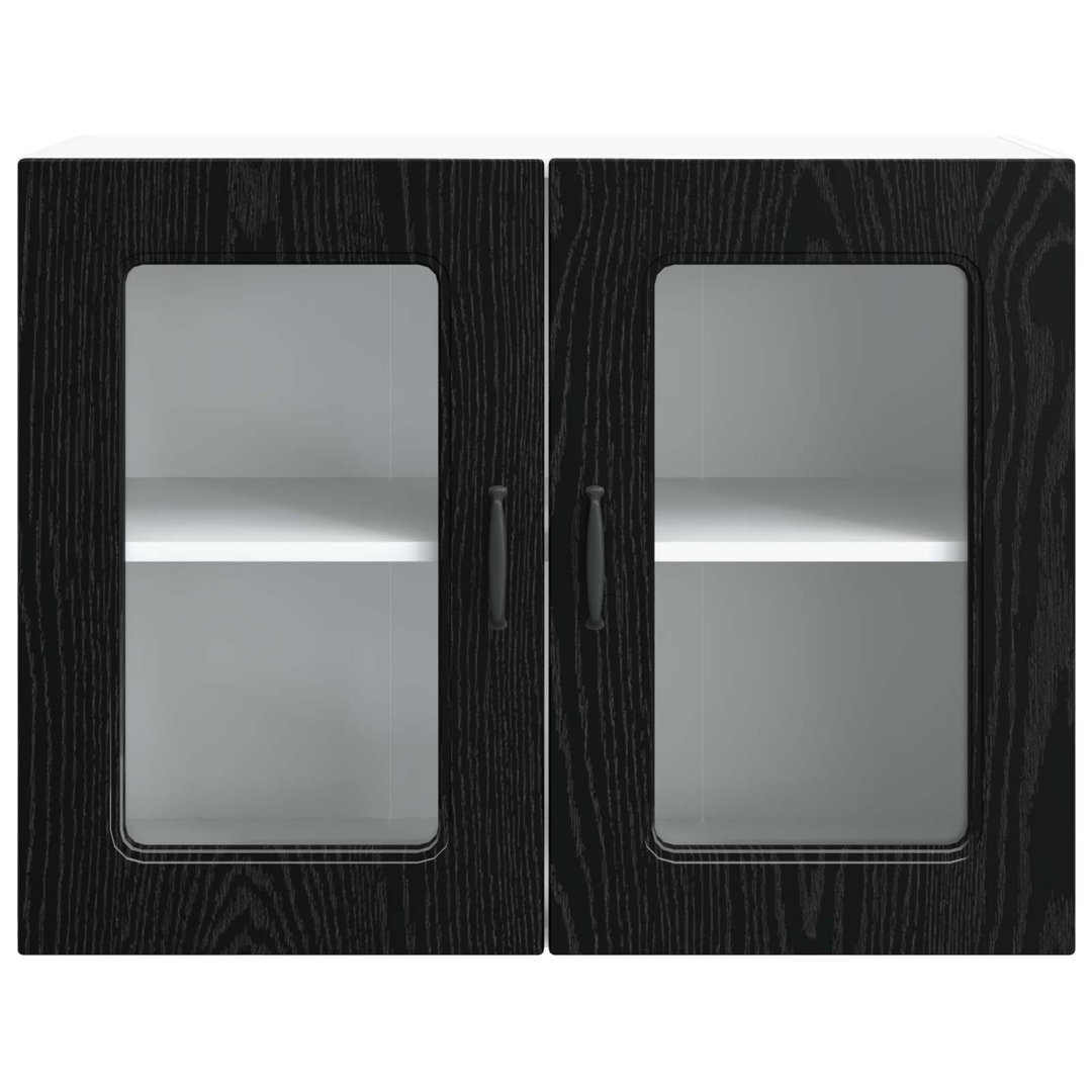 vidaXL Oven Cabinets Kitchen Cabinet Oven Unit 2 pcs Lucca Engineered Wood