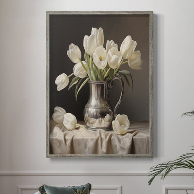 Reproduction encadrée FLORAL Series DCCXCVI - bois massif
