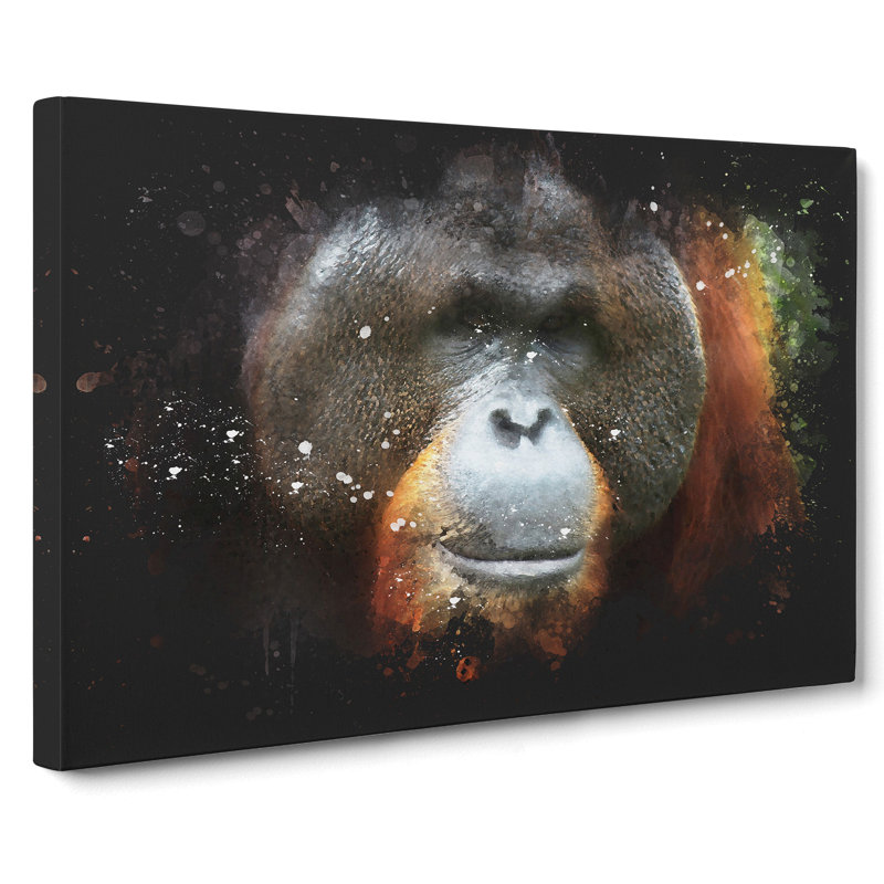 Orangutan Monkey Vol.1 - Wrapped Canvas, 40cm H x 60cm W x 3cm D