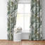 Ensemble de 2 panneaux de rideaux en coton Frondosa Seagrass-109899872