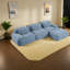 Luxury Corduroy L-shaped Sofas, No Assembly, Ergonomic Design For Home