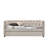 Beige Fabric Daybed W/Trundle (Overall Full)-2026844621-2026844656