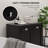 Dual Tilt Out Laundry Hamper Cabinet, Bathroom Storage Cabinet With 2-Compartment Hamper, Modern  Floor Cabinet For Washroom
