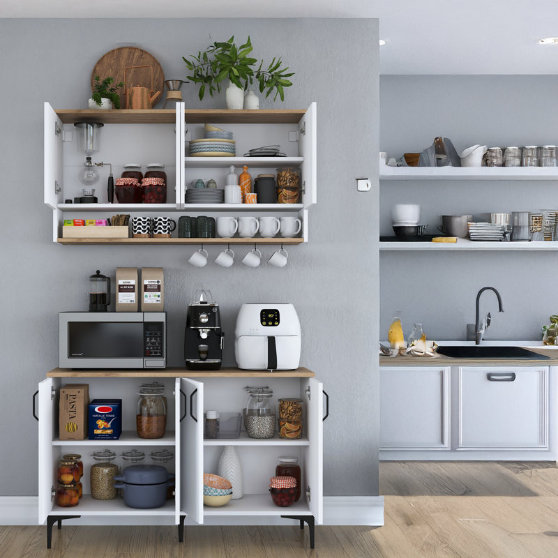 Armoire de cuisine et étagère murale Modern Modern