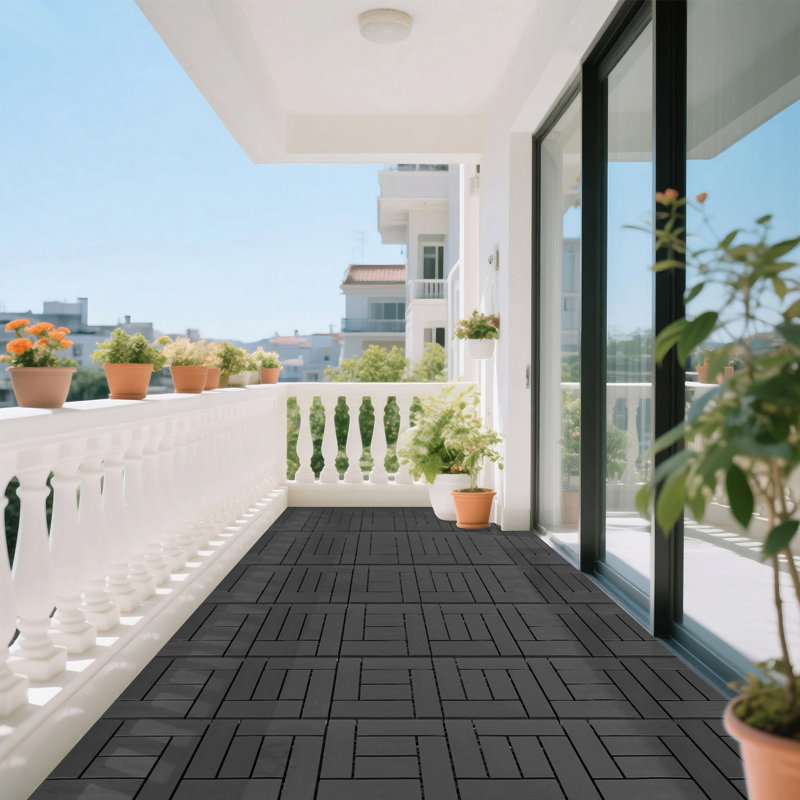 Carreaux de terrasse 12 po Zz, Gris foncé