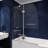 Herald Series 48'' - W x 58'' H Pivot Door Frameless Tub Door with Yes-20625448
