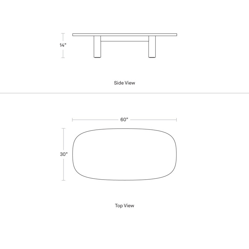 Good Times Solid Wood Coffee Table, Walnut