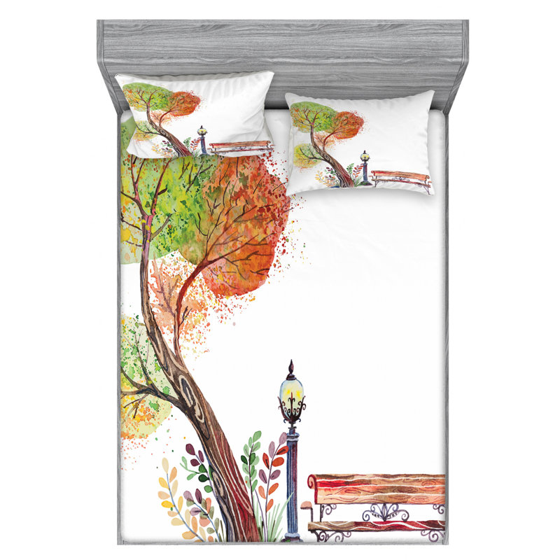 Microfiber Sheet Set, Full Sheet Set with Fitted Sheet
