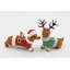 Ensemble de salière et poivrière Christmas Dachshund