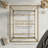 Canopy Bed – Metal Frame with Soft Headboard, Box Spring Required-1377697335-1377697329