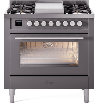 ILVE Professional Plus II 36 Dual Fuel Range -  UP36FWMPMG