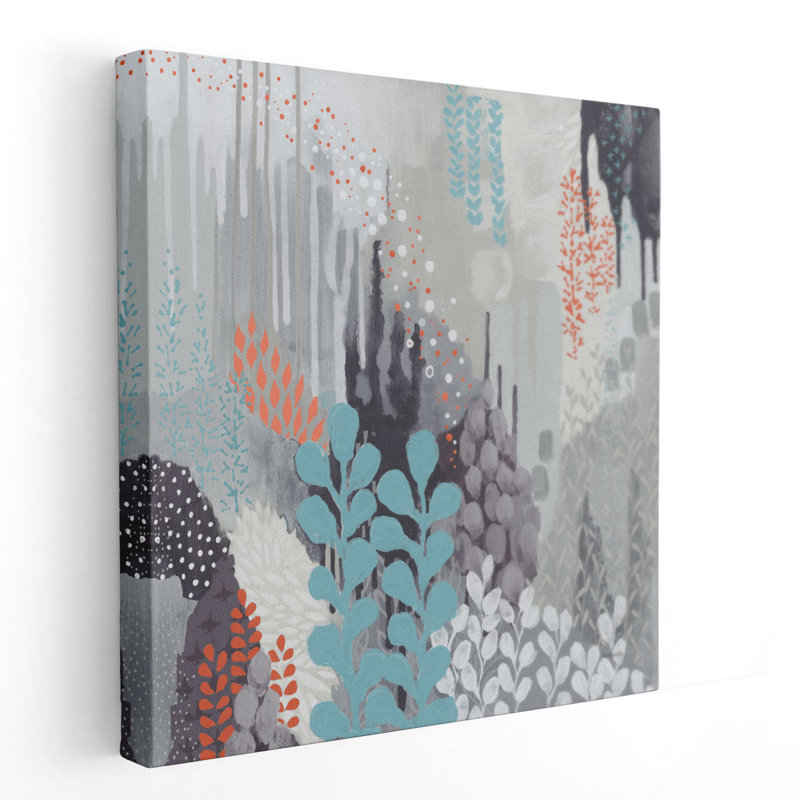 «Gray Forest II», reproduction d'art sur toile, H 12 po x l 12 po