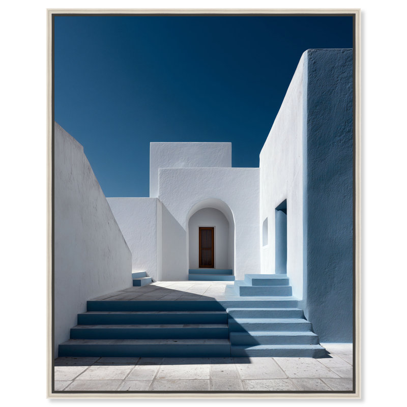 Monolithic Archway Print by Oliver Gal, 25"H x 21"W, Silver Floater Frame
