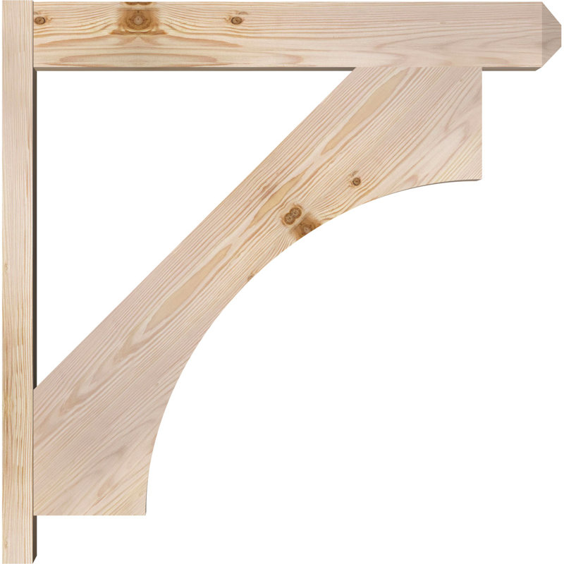 Persienne en bois rustique Westlake Craftsman, Sapin Douglas de 5 1/2 po (lisse), P 24 po x H 36 po