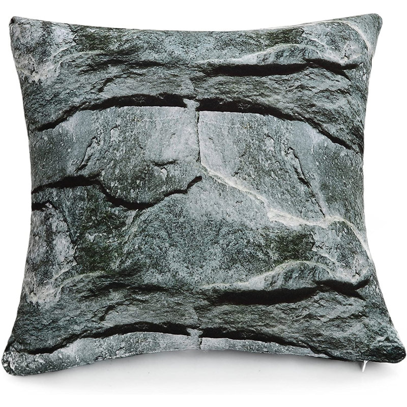 Abstract Grey Square Cushion