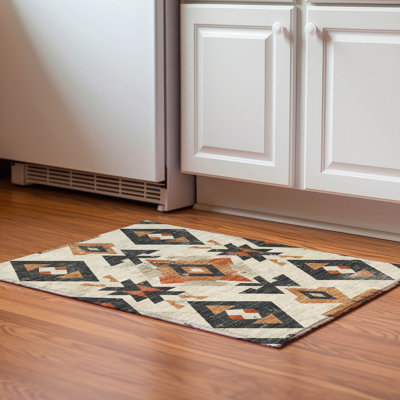 Premium Machine Washable Fairwood AMF1882 Aztec Rug
