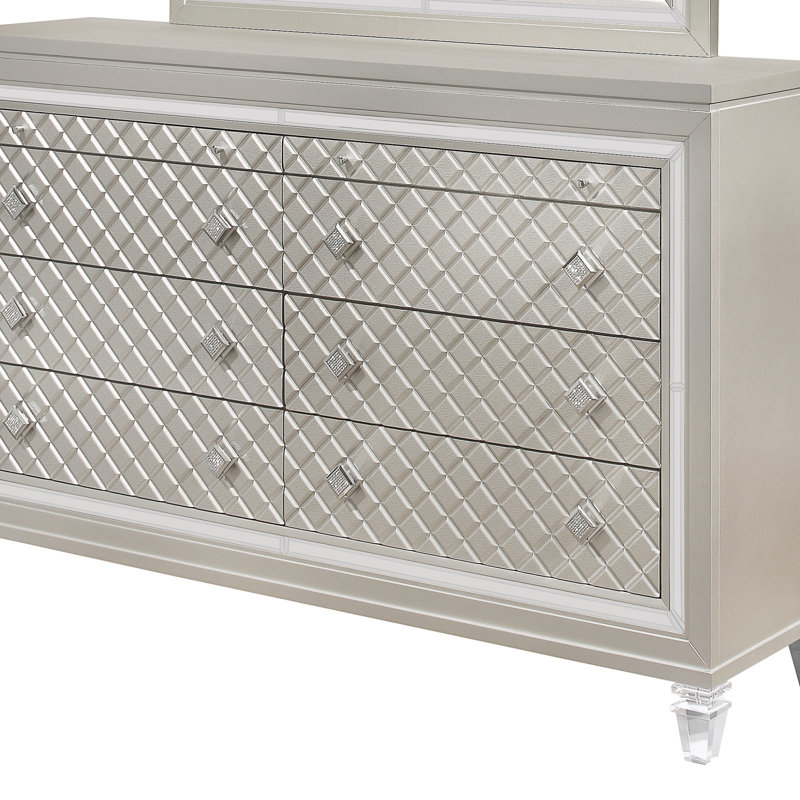 CROSS GLAM CHAMPAGNE DRESSER (Dresser)