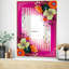 Miroir d'appoint Mid-Century sans cadre Fuschia-40086688